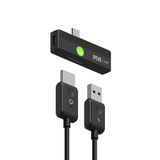 IPEVO CAST – Draadloos scherm delen | Full HD 1080p @ 60Hz | USB-C-zender en HDMI-ontvanger | Plug & Play, cross-platform | Geen software, geen app, IT-vrije bediening | Vergaderzalen, klaslokalen