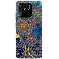 Xiaomi Redmi 10C Siliconen hoesje Mandala Blue