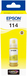 Epson 114 EcoTank Yellow Ink Bottle - Compatible with EcoTank ET-8500 & ET-8550