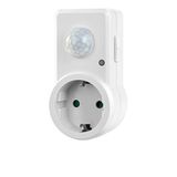 Conecto Infrarood-bewegingsmelder, voor stopcontacten, detectiehoek 120°, binneninstallatie, IP20, wit SA-CC50212-W (Duitse stekker)