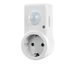Conecto Infrarood-bewegingsmelder, voor stopcontacten, detectiehoek 120°, binneninstallatie, IP20, wit SA-CC50212-W (Duitse stekker)