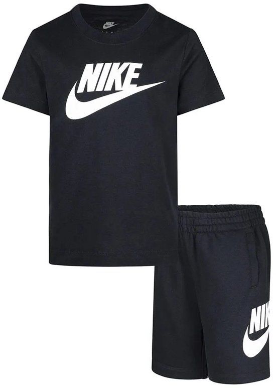 Nike Kids Clu Korte Mouw Set Zwart 4-5 Years Kinderen