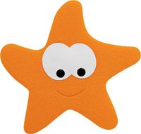 Spirella STARFY ANTISLIP MAT DECO ORANJE