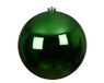 Decoris boule de noël 20cm en polystyrène, couleur vert 1 pièce