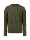 Fynch-Hatton Pull col rond vert, Uni