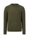 Fynch-Hatton Pull col rond vert, Uni