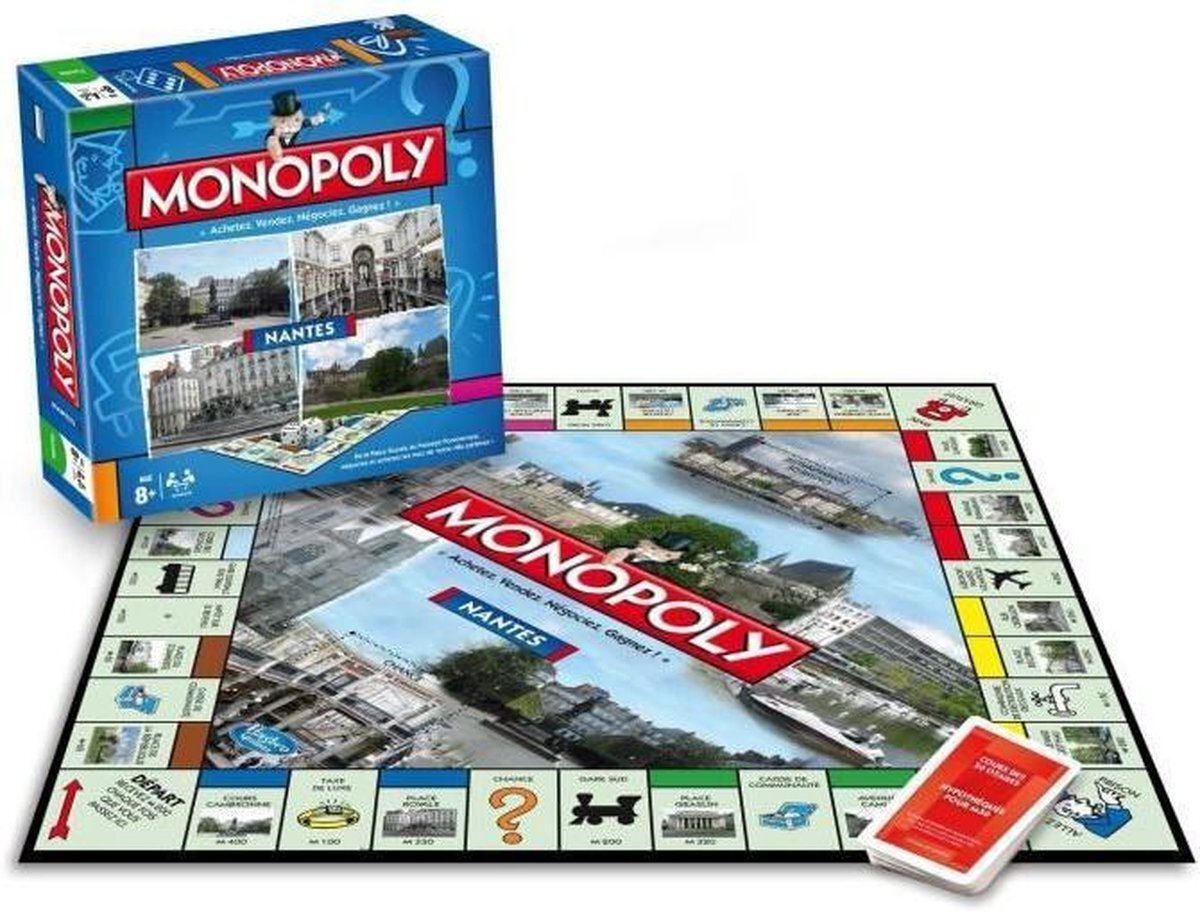 Winning Moves MONOPOLY Nantes - Jeu de societé - Version française