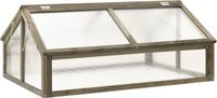 vidaXL Broeikas - Vurenhout - Grijs - 114x80x50 cm