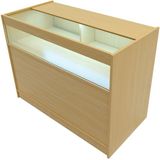 MonsterShop Led winkelbalie B1200 Esdoorn 120x60x90cm