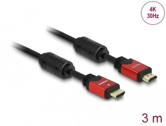 Delock HDMI cable 4K 30 Hz 3 m
