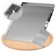Plancha en acier inoxydable - Plancha pour grill à gaz ou au charbon de bois - Accessoire de grill - 28 x 20 cm - Résistant aux hautes températures - Grillades saines - Plancha