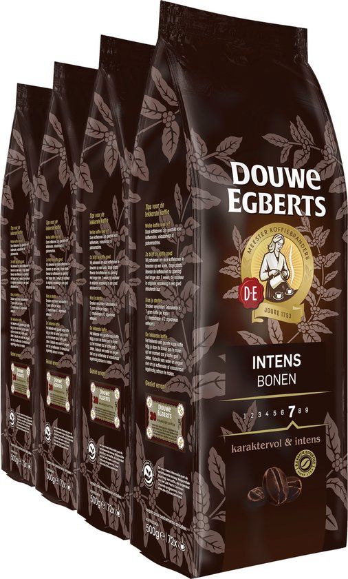 Douwe Egberts Intens Koffiebonen - 4 x 500g