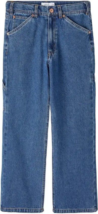 Name it Jongens Straight Jeansbroek Ryan Dark Blue Denim - 122