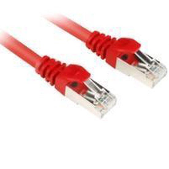 Sharkoon 4044951014897 - Netwerkkabel - RJ45 - 25 cm - Rood