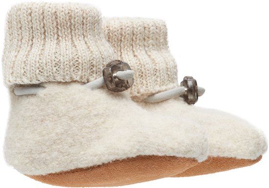 Bergstein Cozy Baby Unisex Sloffen - Off-White