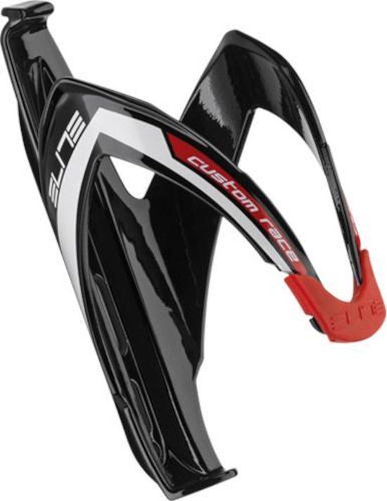 Elite Custom Race Bidonhouder - Zwart-Rood