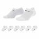 Nike Kids Rn0017 Onzichtbare Sokken 6 Paren Wit EU 23 1/2-27 Jongens,Meisjes