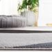 Safavieh Bohemian Indoor Hand Tufted Abstract Collection, ABT340, in Ivory / Charcoal, 60 X 91 cm