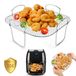 Solidchoice - Accessoire pour friteuse à air chaud en acier inoxydable