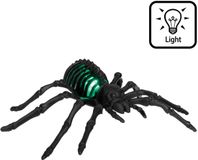 Boland 72421 - LED spinnenskelet, grootte 22 cm, dummy van kunststof, incl. batterijen, LED-licht, spider, decoratie voor Halloween, carnaval of themafeest
