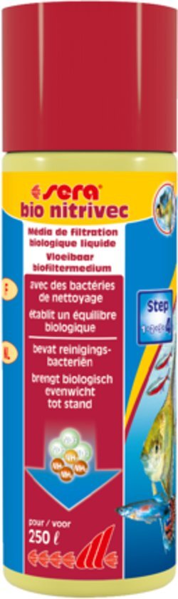 Sera Bio Nitrivec 250 ml om sneller vissen in aquarium te zetten