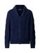 Hackett London Gilet en maille bleu marine