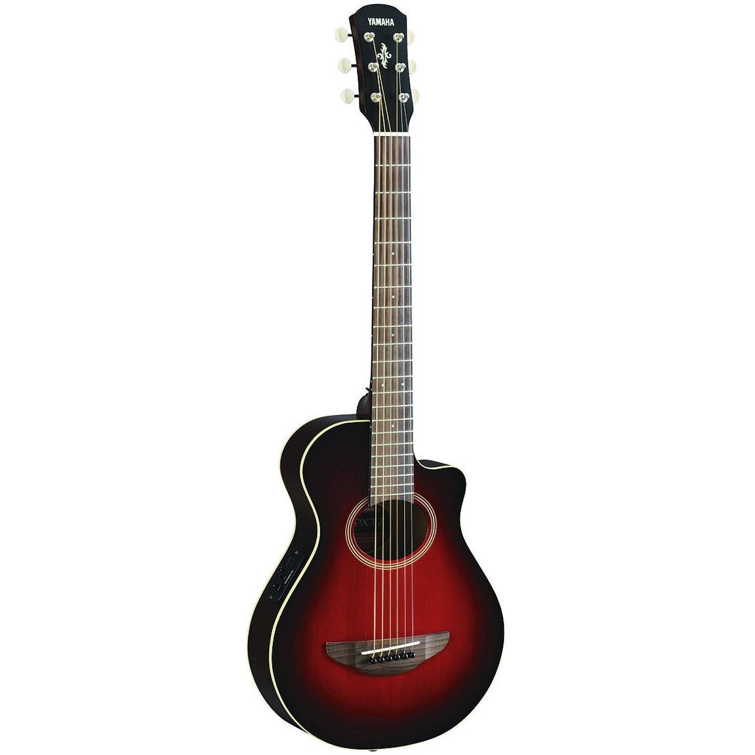 Yamaha APX T2 DRB elektr. akoestische reisgitaar Dark Red Burst