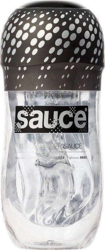 Sauce Bol Sauce - Zwarte Peper Sauce Cup - Masturbatorhuls - Transparant