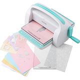 VEVOR Handmatige stans- en reliëfmachine, draagbare snijmachines, 9 inch opening plakboekmachine, volledige kit inbegrepen, voor kunst en ambachten, scrapbooking, kaarten maken en knutselen, wit