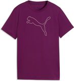 Puma TAD ESS Cat Logo meisjes sportshirt roze - Maat 164/170