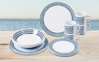 BRUNNER serviesset BLUEBAY, 16-delig