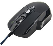 DRAGON WAR Dragon War 098808 Leviathan Gaming Laser Muis, Zwart Pc