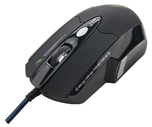 DRAGON WAR Leviathan Gaming Laser Mouse - Black