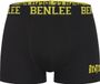 Benlee Abbington boxershorts, set van twee, heren, S, Zwart/Geel