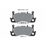 Textar Kit de plaquettes de frein, frein à disque 2625001 Audi 95c698151