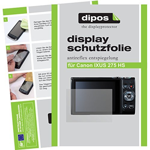 dipos I 6X beschermfolie mat compatibel met Canon IXUS 275 HS film screen protector