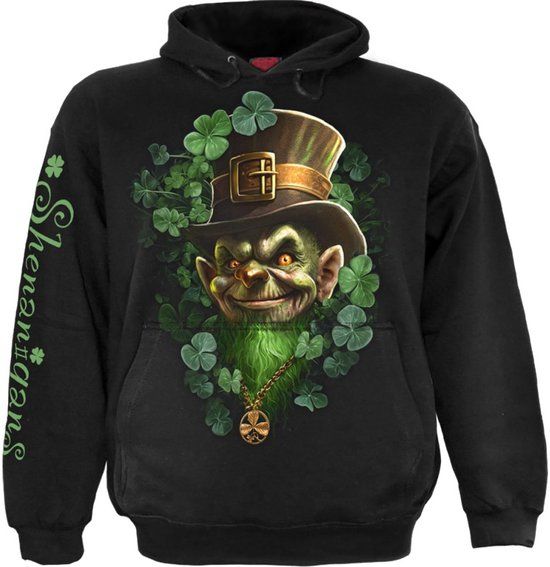 Spiral Heroes Inc. Europe B.V. Spiral Shenanigans Hoodie Heren Trui met capuchon - Zwart - L