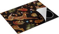 Chefcare Inductie Beschermer Herfst Achtergrond met Herten - 77x59 cm