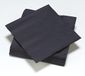 50 Tafelwaren 50 zwarte servetten van watten, 2-laags, FSC® – 33 x 33 cm