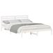 vidaXL Bedframe with Headboard White 160 x 210 cm Solid Pine Wood