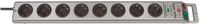 Brennenstuhl Super-Solid - Stekkerdoos - 8-voudig - 2.5 m - Zilver