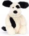 Jellycat Bashful Chien Noir & Crème Moyen