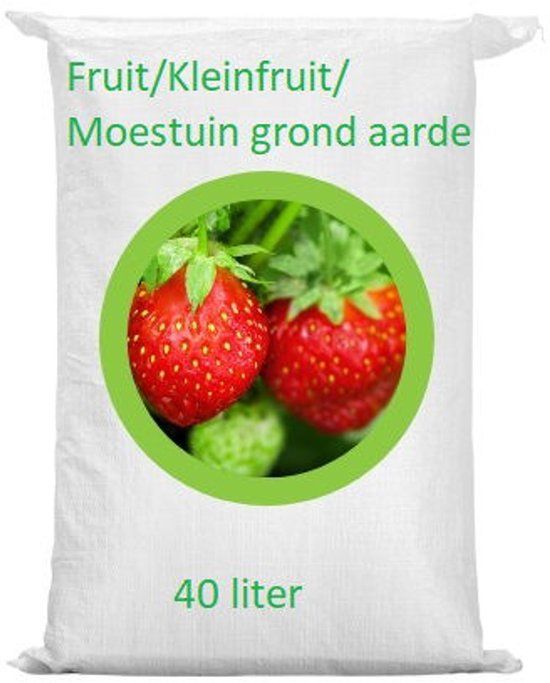 Warentuin mix - Fruit/Kleinfruit/Moestuin grond aarde 40 liter
