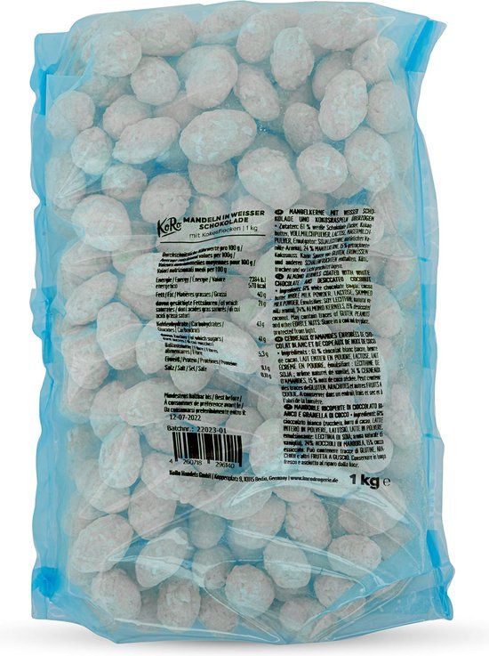 KoRo Amandelen met Witte Chocolade en Kokosnoot - 1 kg