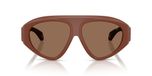 Moncler Zyra ME8014U Geometric Brown 58mm Lunettes de soleil