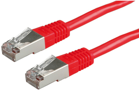 ROLINE FTP Patchkabel Cat. 5e, rood 0,5m