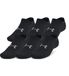 Under Armour UA Essential No Show 6pk Unisex Sportsokken - Zwart - Grijs