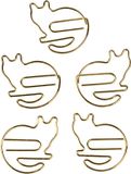 Nine Lives Clips à papier dorées 5 pièces