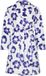 Rebelle Badjas Leopard Lilac Wit/Paars Fleece Maat S