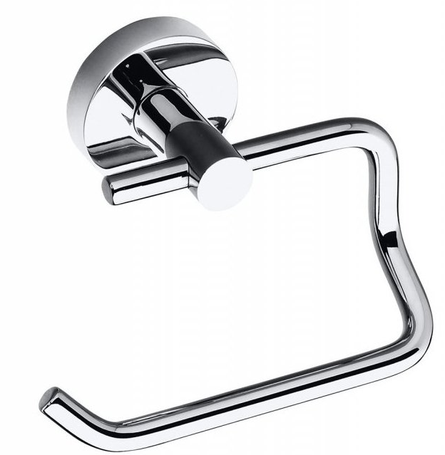 Sapho X-ROUND toiletrolhouder chroom zonder klep - messing - 8592207009259